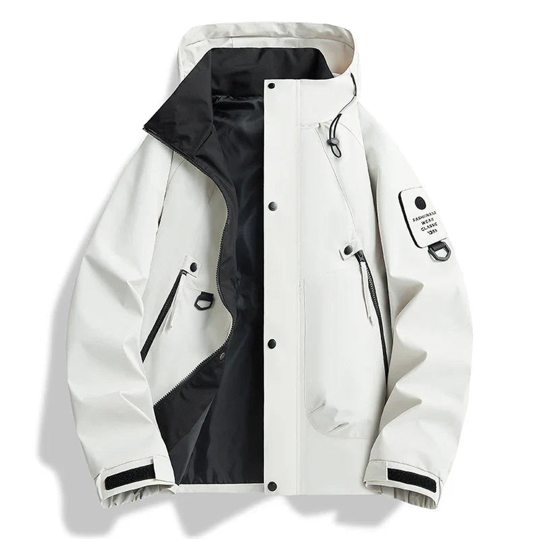 Men's Hooded Shell Jacket – Water-Resistant Lightweight Rain Jacket – view 4