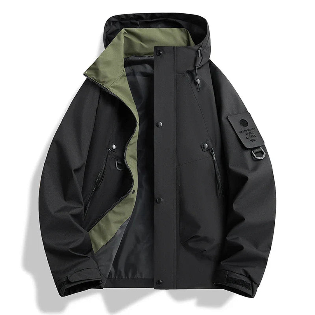 Men's Hooded Shell Jacket – Water-Resistant Lightweight Rain Jacket – view 5