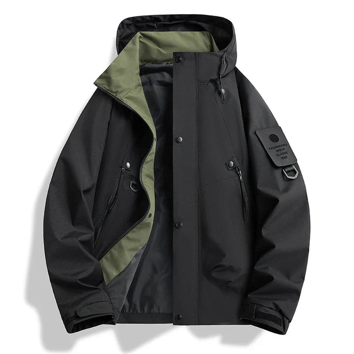 Men's Hooded Shell Jacket – Water-Resistant Lightweight Rain Jacket – view 5