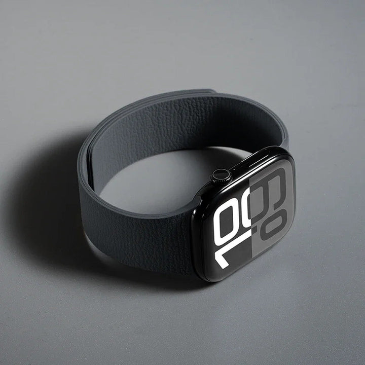 Men's Magnetic Apple Watch Band - Silicone Loop Strap – view 5