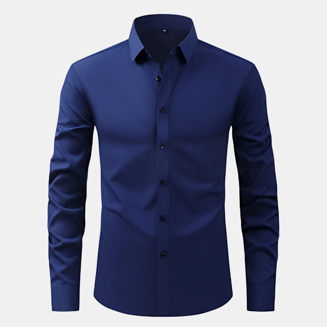 Men's Stretch Dress Shirt – Wrinkle-Resistant Office Shirt – view 9