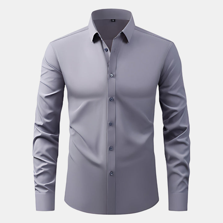 Men's Stretch Dress Shirt – Wrinkle-Resistant Office Shirt – view 12