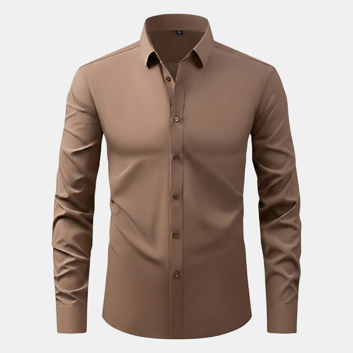 Men's Stretch Dress Shirt – Wrinkle-Resistant Office Shirt