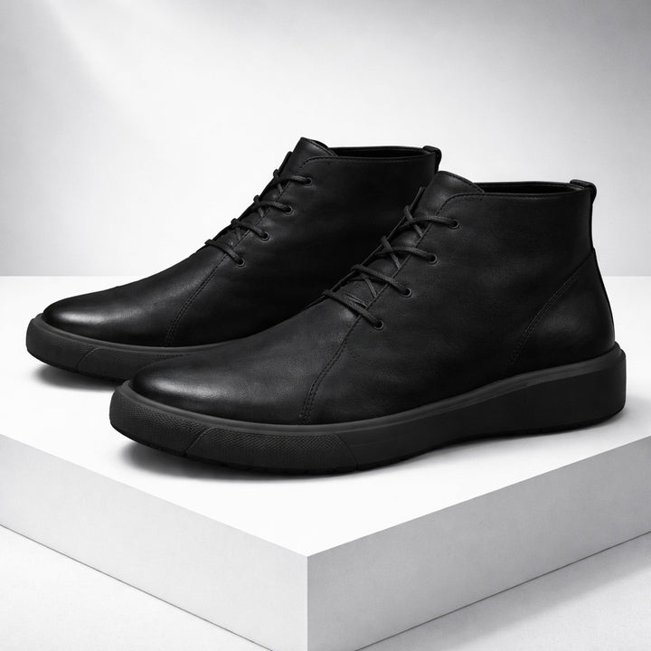 Men's Leather Chukka Boots – Smart Casual Ankle Desert Boots – view 3