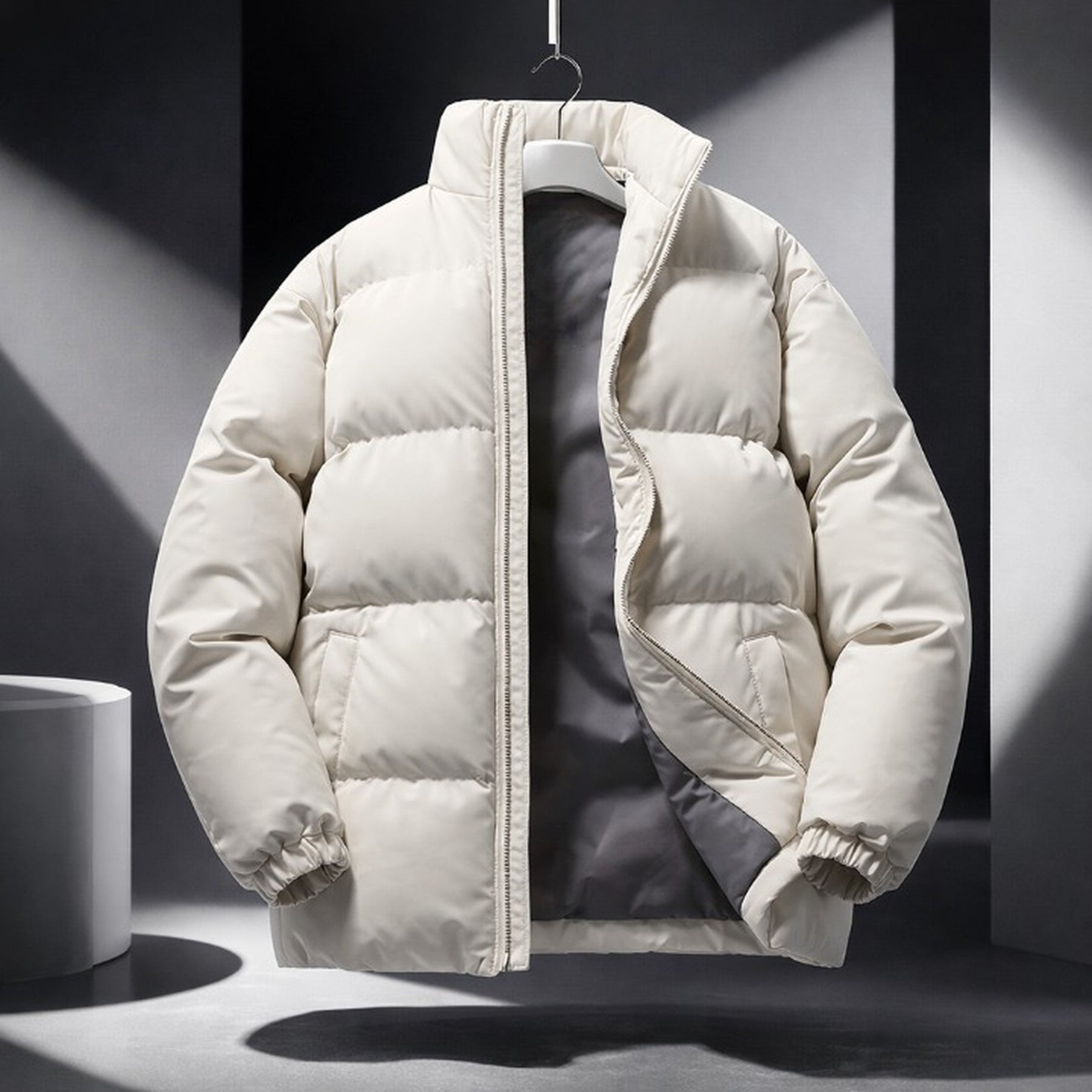 Men's Insulated Puffer Jacket – Lightweight Warm Winter Coat – view 3