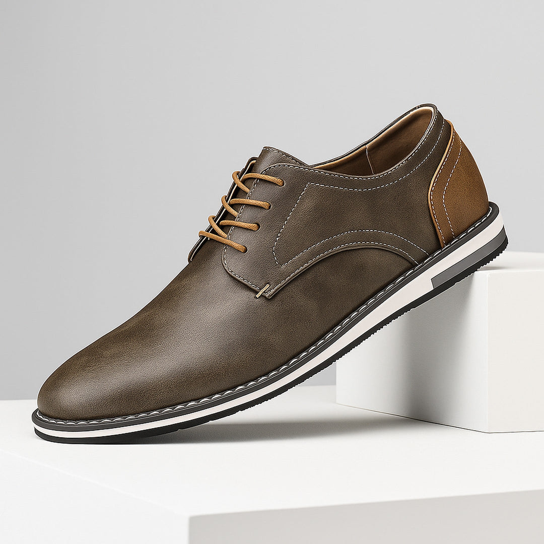 Men's Leather Derby Shoes – Smart Casual Everyday Footwear