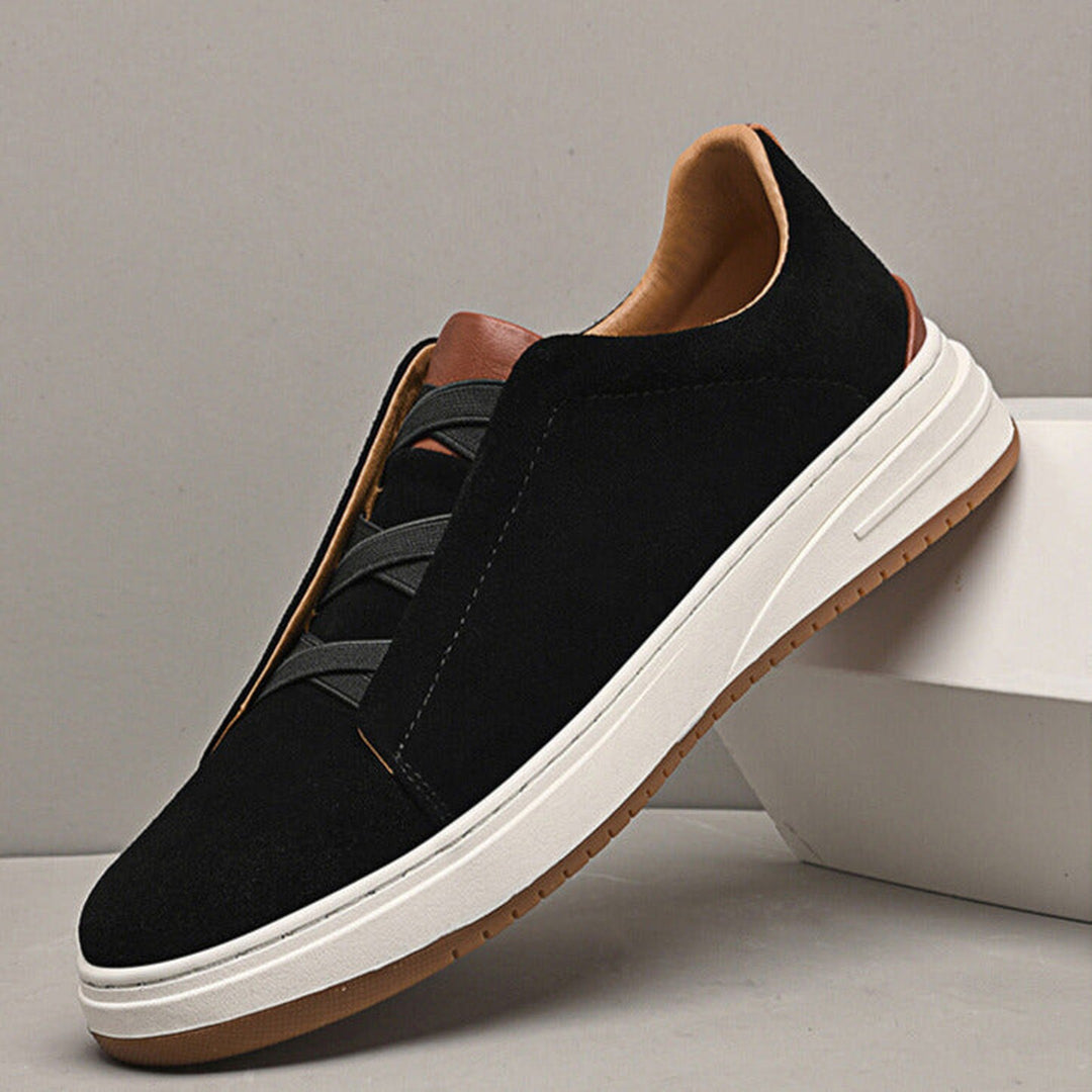 Men's Suede Slip-On Sneakers – Cushioned Everyday Trainers – view 2