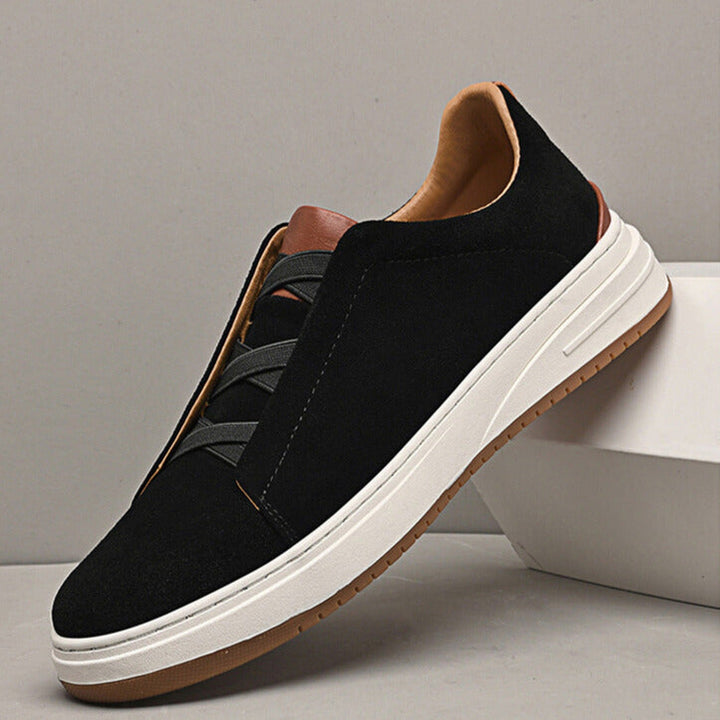 Men's Suede Slip-On Sneakers – Cushioned Everyday Trainers – view 2