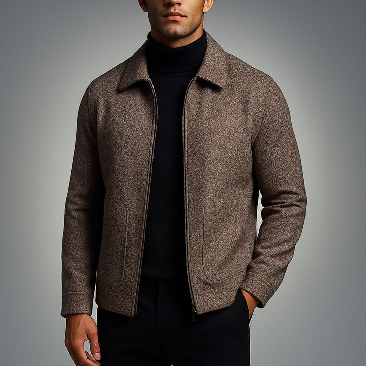 Men's Twill Jacket – Padded Zip-Up Layer for Cool Days – view 2