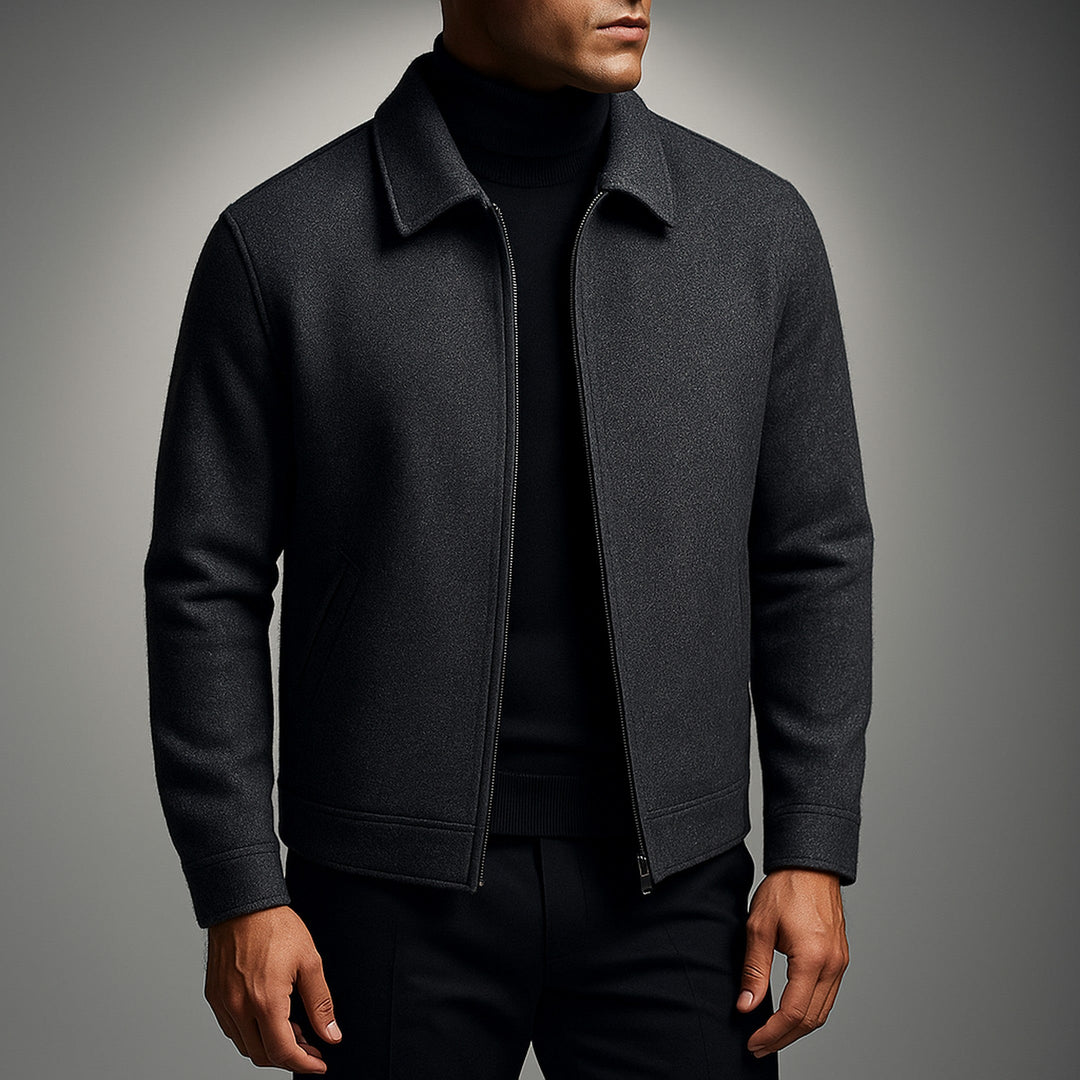 Men's Twill Jacket – Padded Zip-Up Layer for Cool Days – view 3