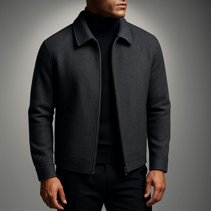 Men's Twill Jacket – Padded Zip-Up Layer for Cool Days – view 3