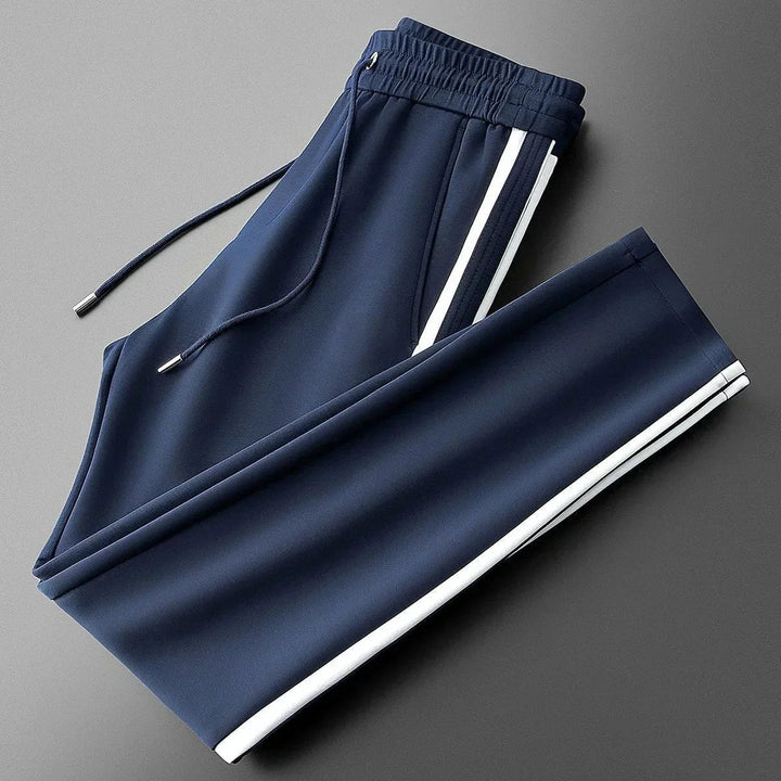 Men's Tapered Track Pants – Side Stripe Everyday Joggers – view 2