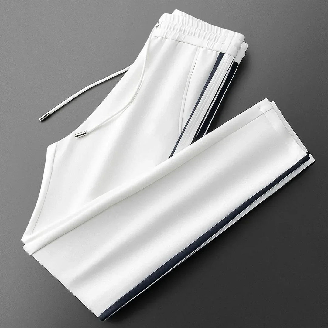 Men's Tapered Track Pants – Side Stripe Everyday Joggers – view 4