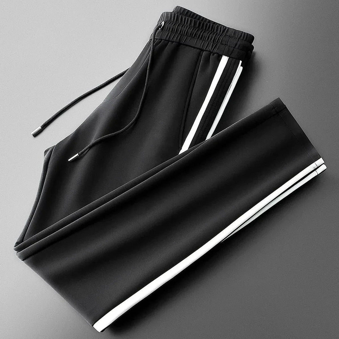Men's Tapered Track Pants – Side Stripe Everyday Joggers – view 7