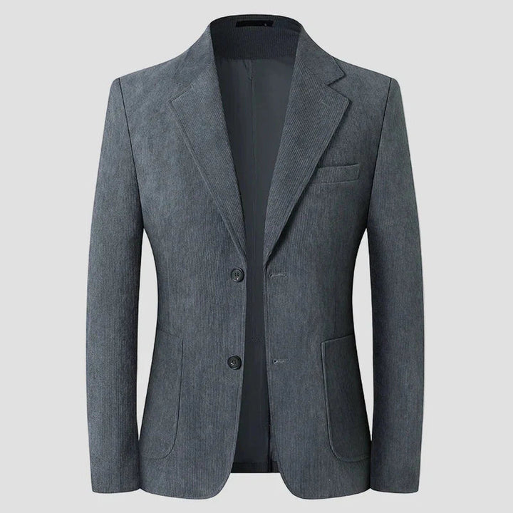 Men's Corduroy Blazer – Tailored Patch-Pocket Sport Coat – view 3