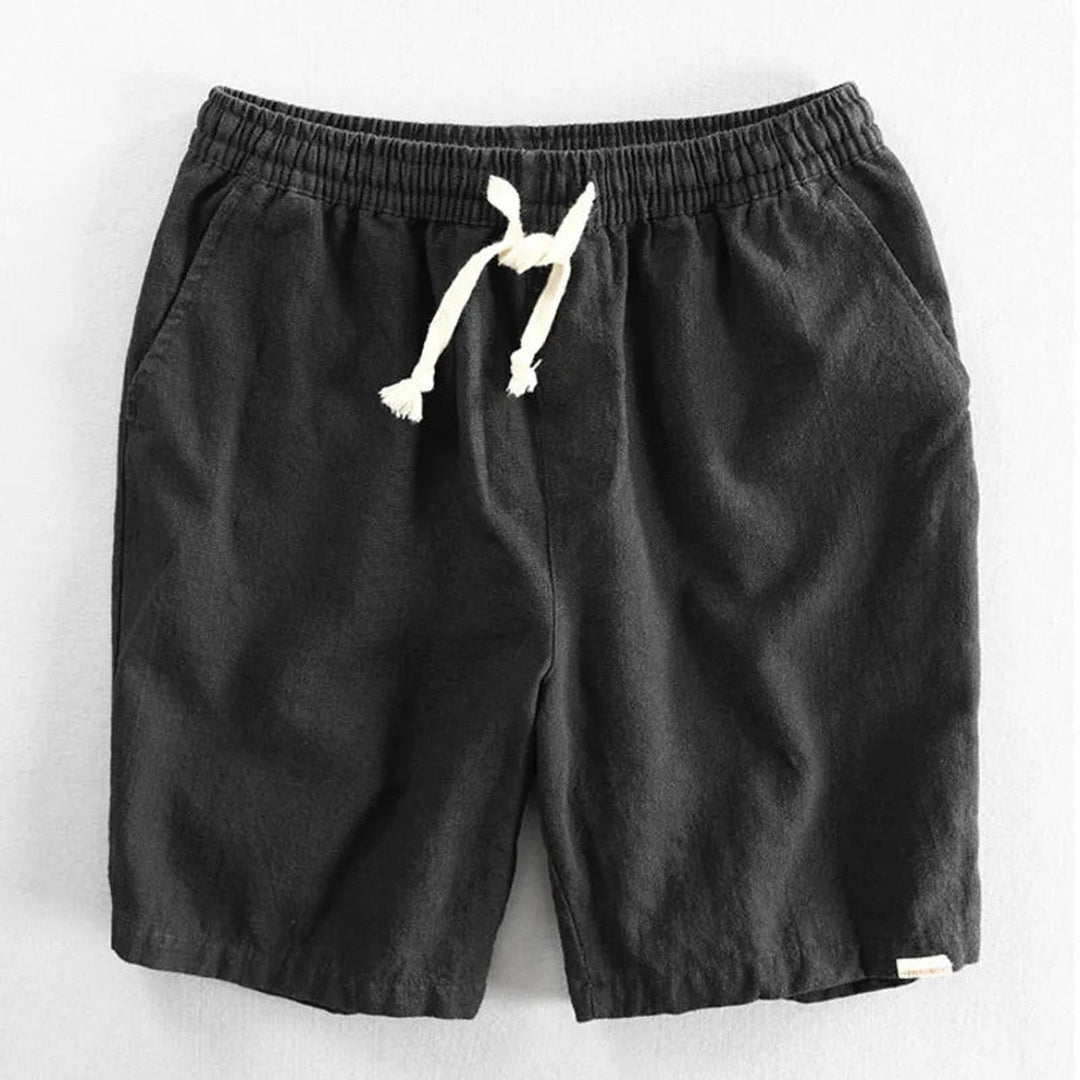 Men's Amalfi Linen Shorts – Drawstring Summer Holiday Shorts – view 6