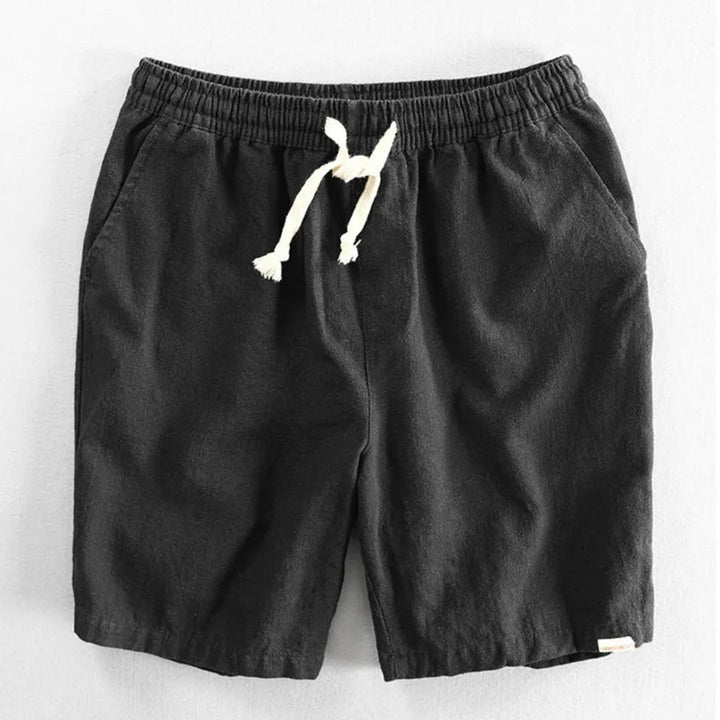 Men's Amalfi Linen Shorts – Drawstring Summer Holiday Shorts – view 6