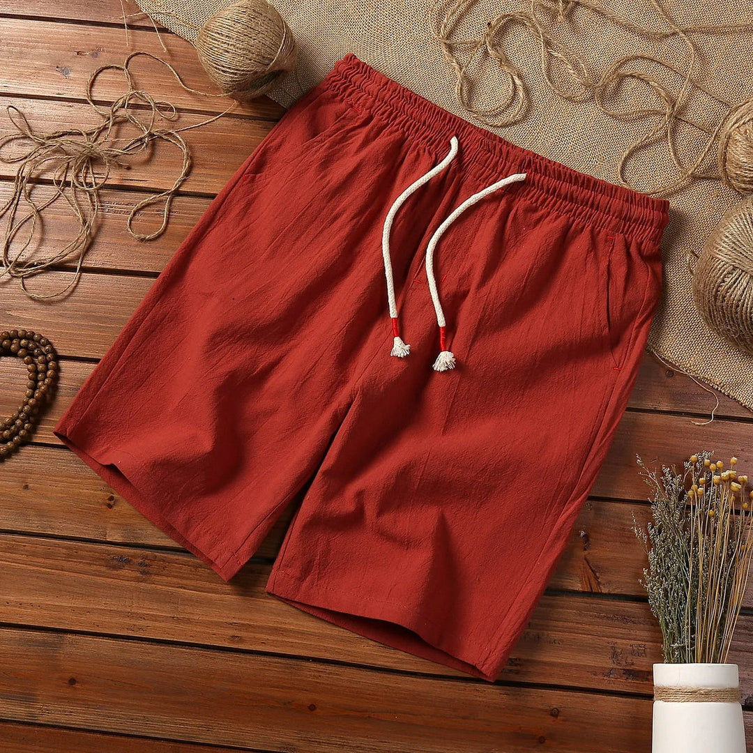 Men's Cotton Drawstring Shorts – Lightweight Summer Comfort – view 5