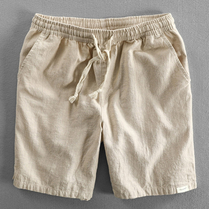Men's Cotton-Linen Shorts – Drawstring Weekend Comfort – view 5