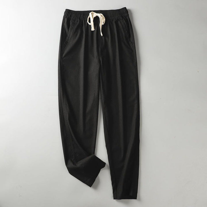 Men's Cotton Drawstring Trousers – Lightweight Everyday Comfort – view 7