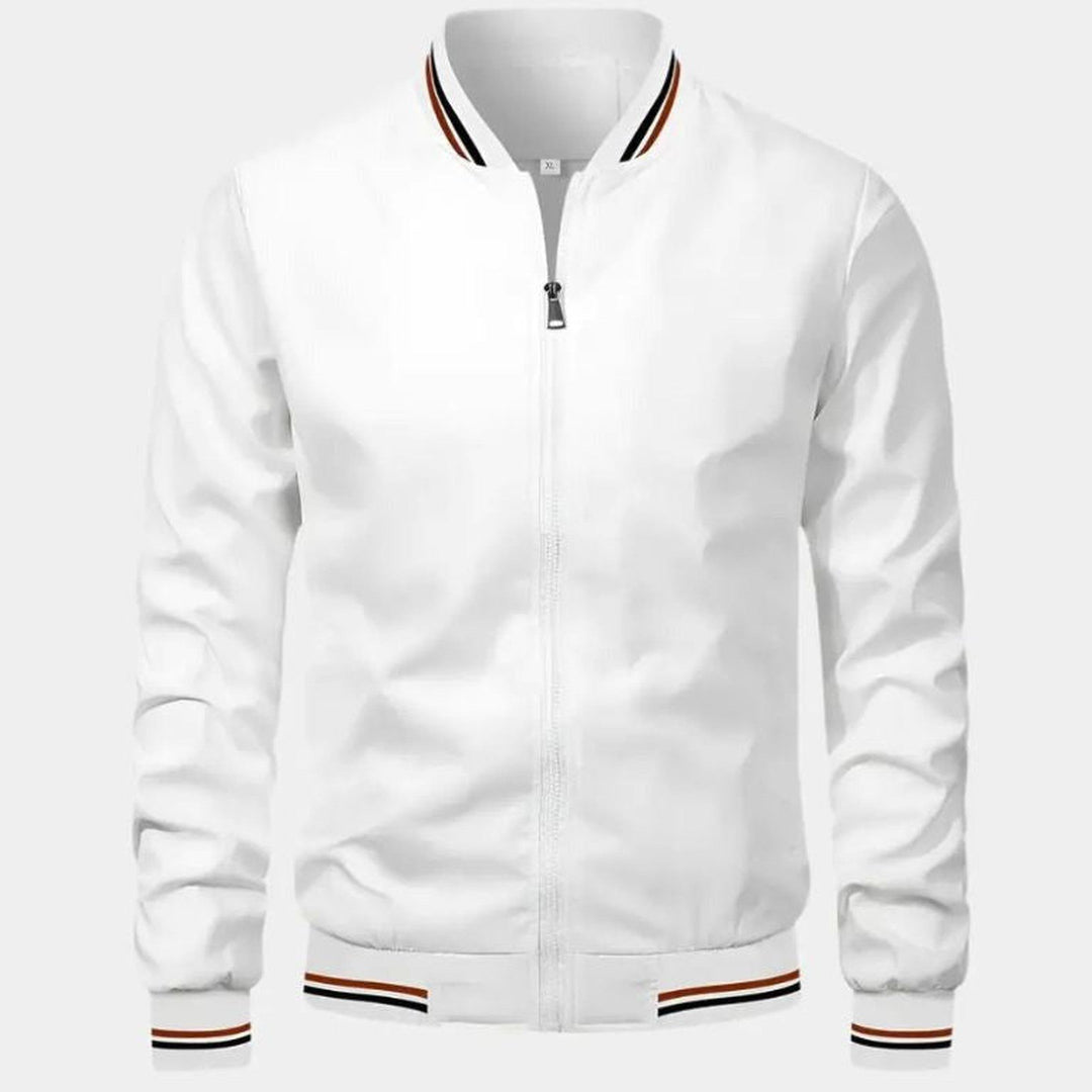 Men's Lightweight Bomber Jacket – Ribbed Smart Casual Layer – view 6