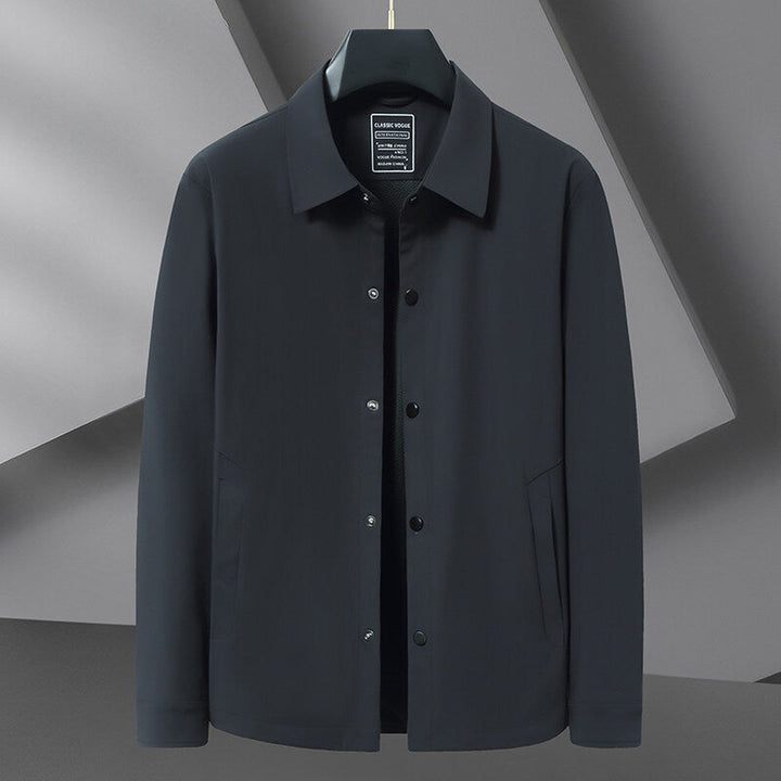 Men's Water-Repellent Snap Jacket – Lightweight Everyday Layer – view 2