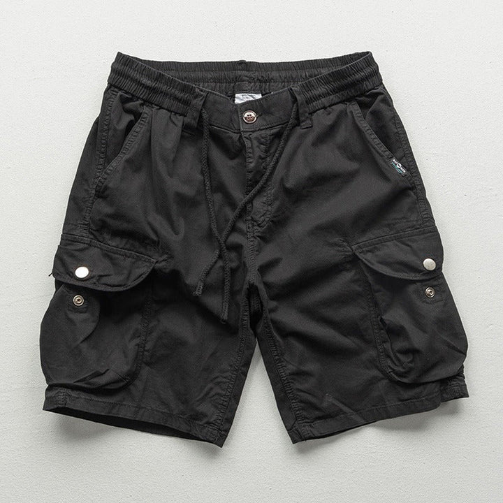 Men's Lightweight Cargo Shorts – Stretch Waist Walking Shorts – view 2
