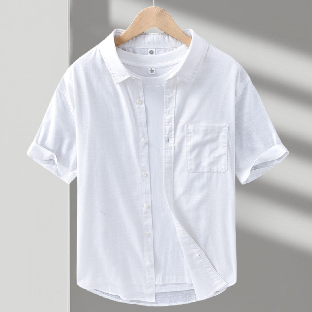 Men's Cotton-Linen Shirt – Relaxed Fit Casual Summer Shirt – view 2