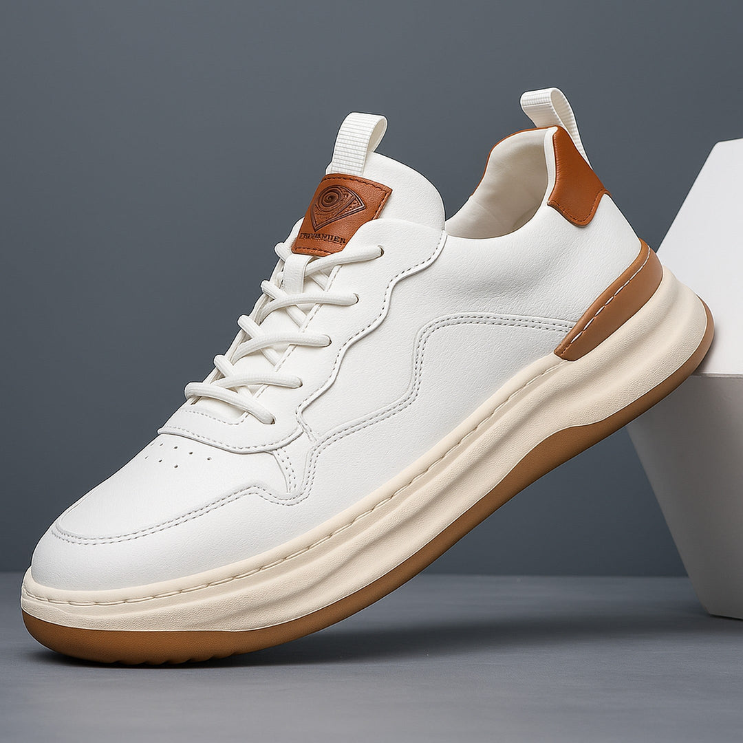 Men's Leather Low-Top Trainers – Hudson Smart Casual – view 3