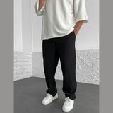 Men's Finn Ribbed Knit Joggers – Relaxed Fit Casual Trousers