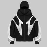 Men's Heavyweight Cotton Balaclava Hoodie – Windproof Streetwear