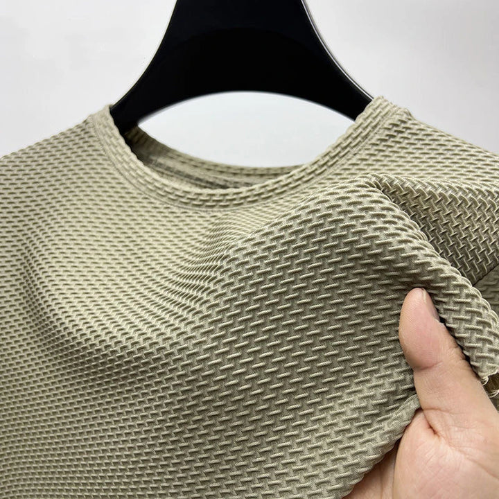 Men's Ice Silk Shirt – Lightweight Cooling Summer Casual Shirt – view 2
