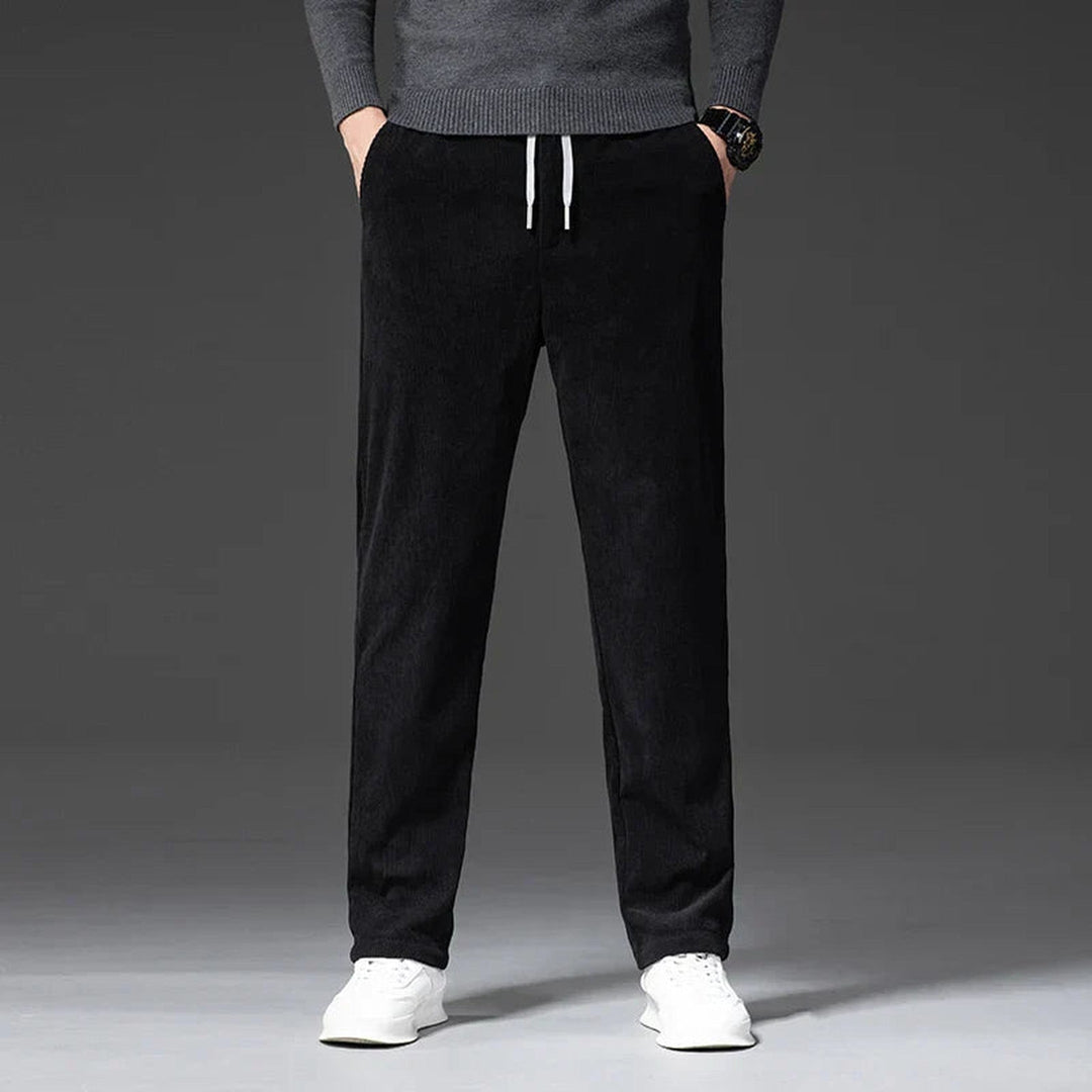 Men's Corduroy Trousers – Stretch Waist Smart Casual Cords – view 5