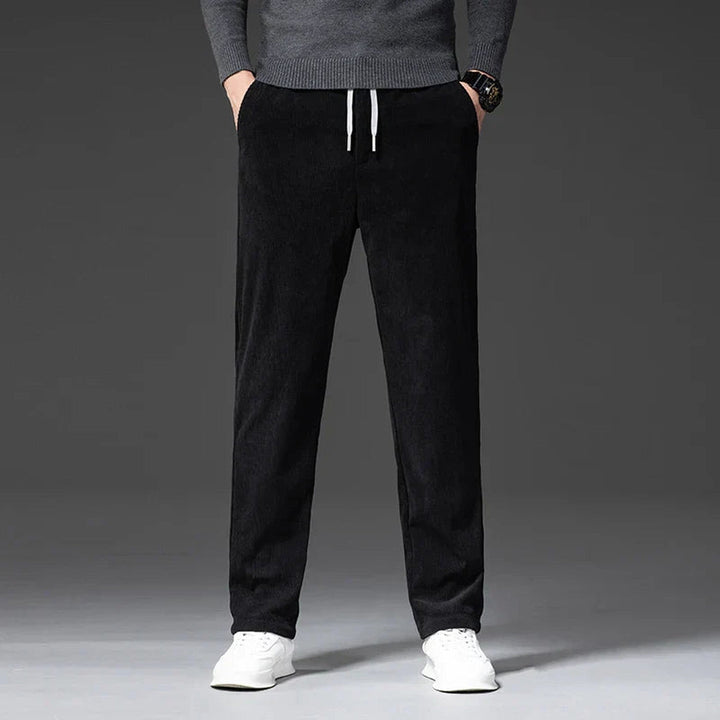 Men's Corduroy Trousers – Stretch Waist Smart Casual Cords – view 5