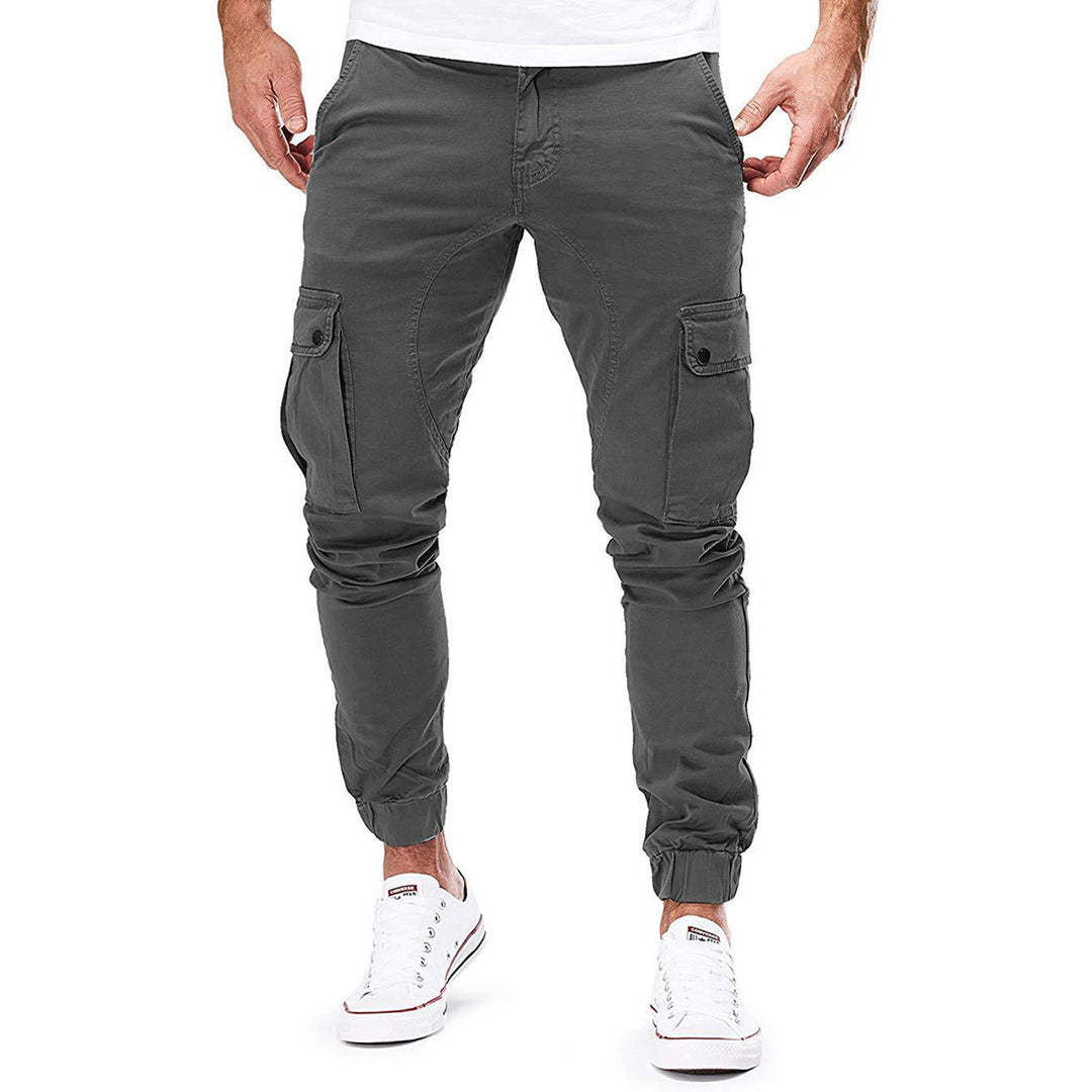 Men's Cargo Joggers – Stretch Cotton Blend Casual Trousers – view 6