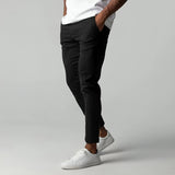 Men's Slim Fit Stretch Chinos – Smart Casual Tapered Trousers