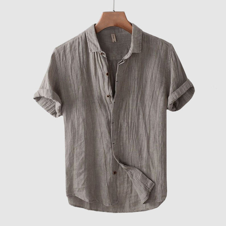 Men's Linen Short Sleeve Shirt – Breathable Summer Comfort – view 3