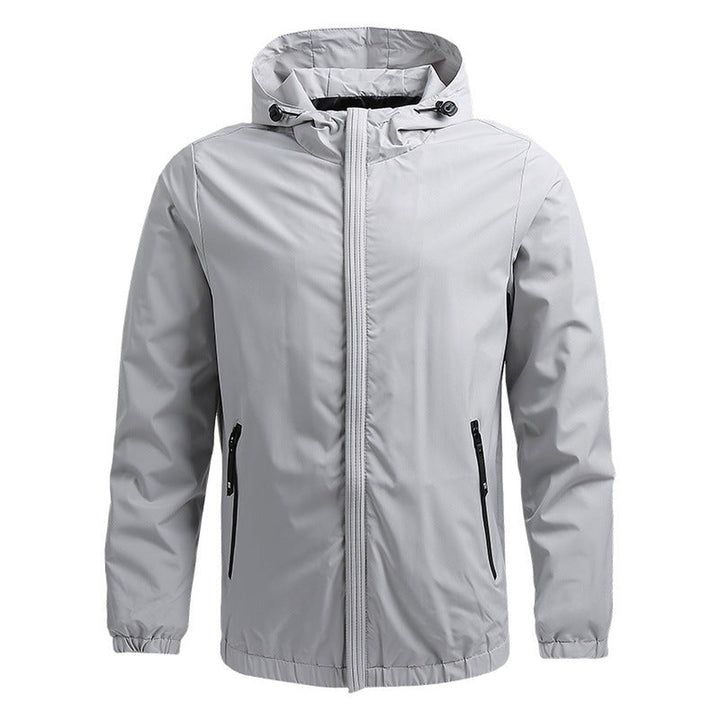 Men's Windproof Waterproof Shell Jacket – Lightweight Rain Layer – view 4