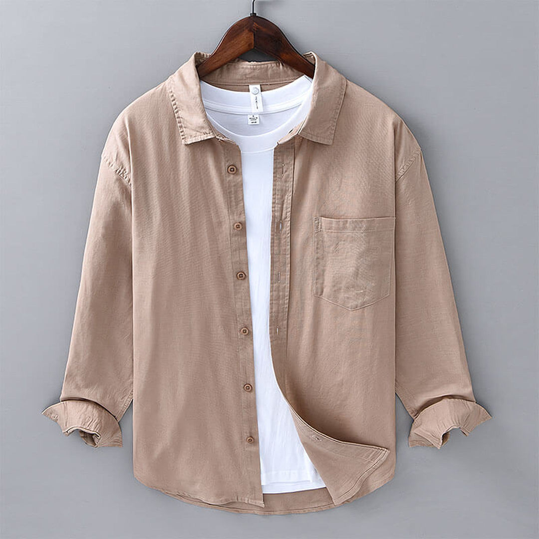 Men's Breathable Coastal Shirt – Tailored Fit Smart-Casual Summer – view 2