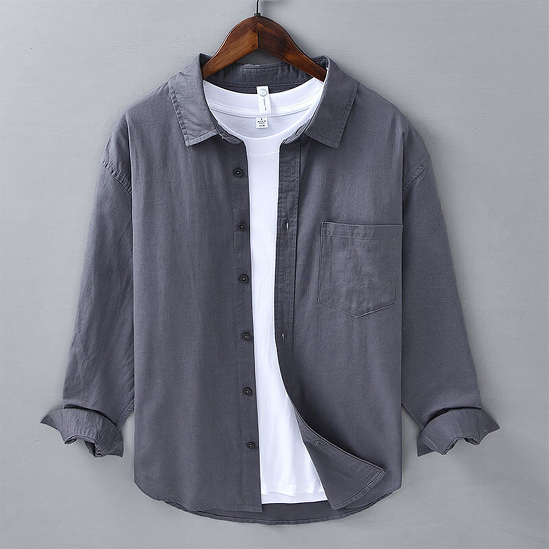 Men's Breathable Coastal Shirt – Tailored Fit Smart-Casual Summer – view 4