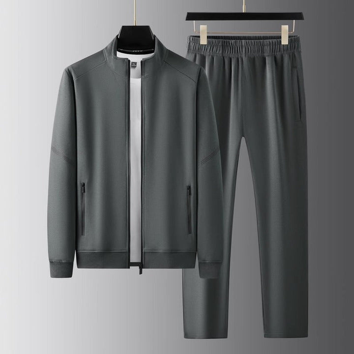 Men's Lycra Tracksuit – Sleek Tailored-Fit Zip-Up Two-Piece – view 3