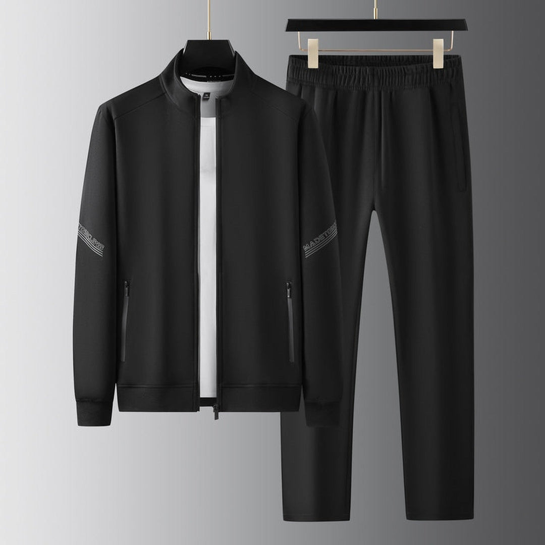 Men's Lycra Tracksuit – Sleek Tailored-Fit Zip-Up Two-Piece – view 4