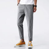 Men's Cotton Chinos – Marseille Straight Fit Ankle-Length Trousers