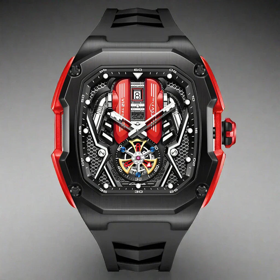 Men's Stainless Steel Chronograph Watch – Luminous Calendar Dial – view 11
