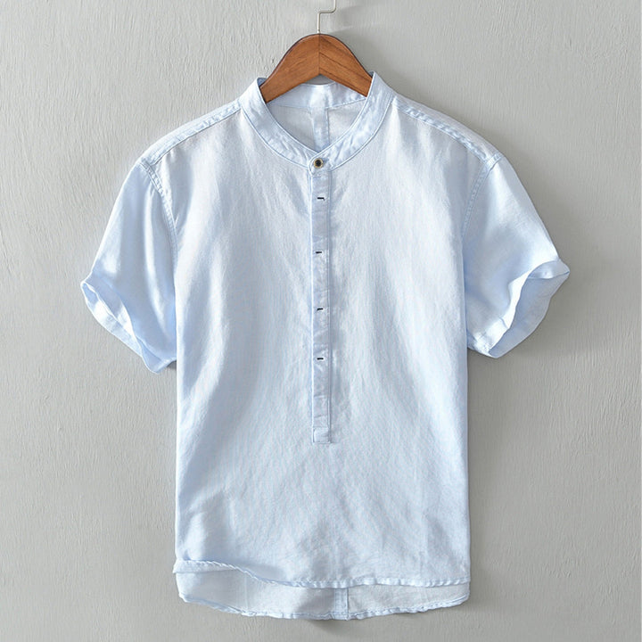 Men's Cotton-Linen Shirt – Breathable Minimalist Summer Style – view 3