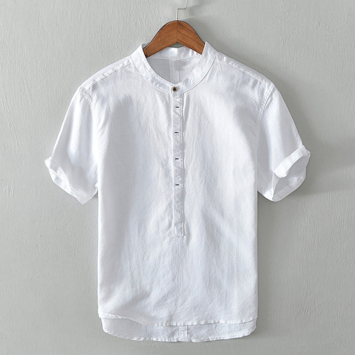 Men's Cotton-Linen Shirt – Breathable Minimalist Summer Style – view 6