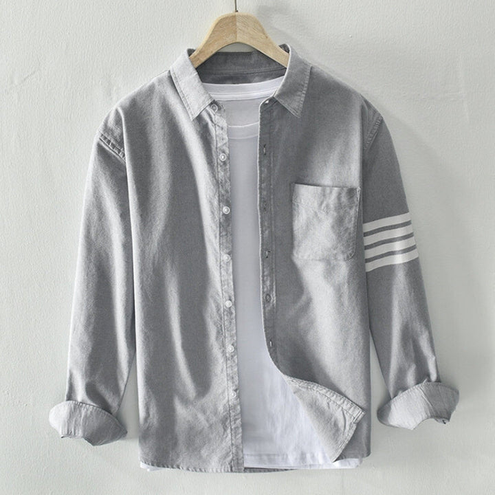 Men's Lightweight Cotton Shirt – Classic Button-Up with Pocket – view 6