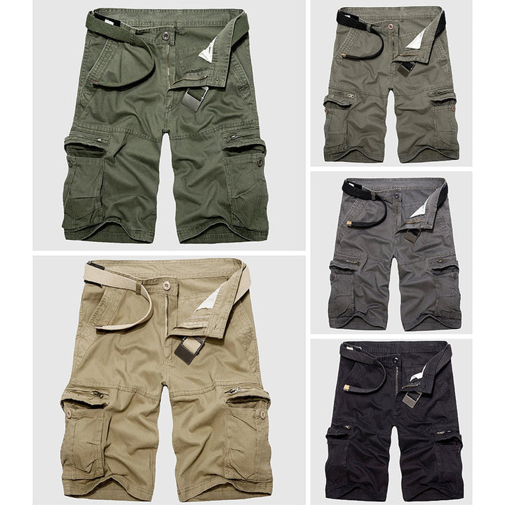 Men's Cotton Cargo Shorts – Explorer Zip-Pocket Summer Shorts – view 6