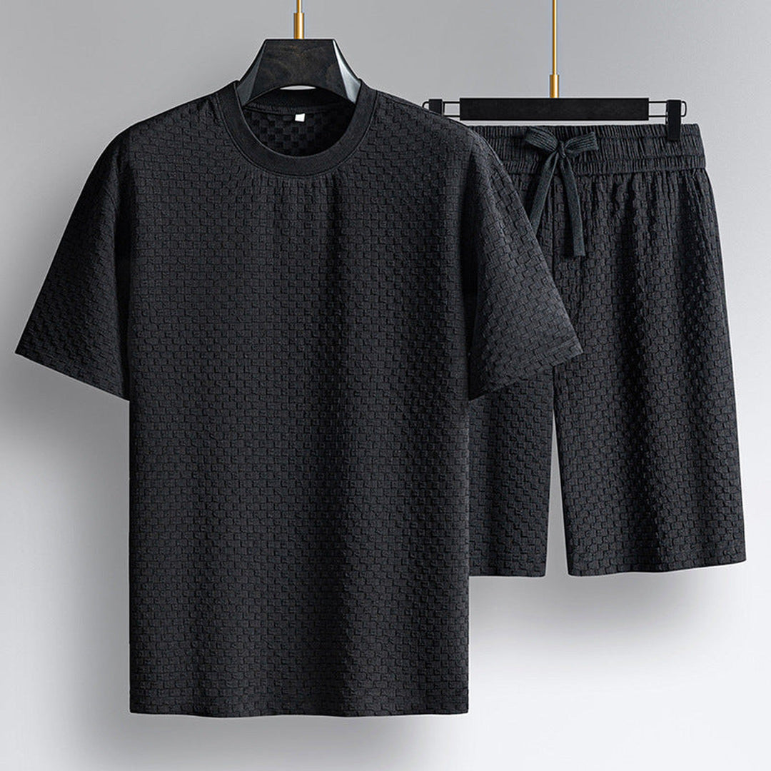 Capri Men's Waffle Knit Loungewear Set – Two-Piece Co-ord – view 3
