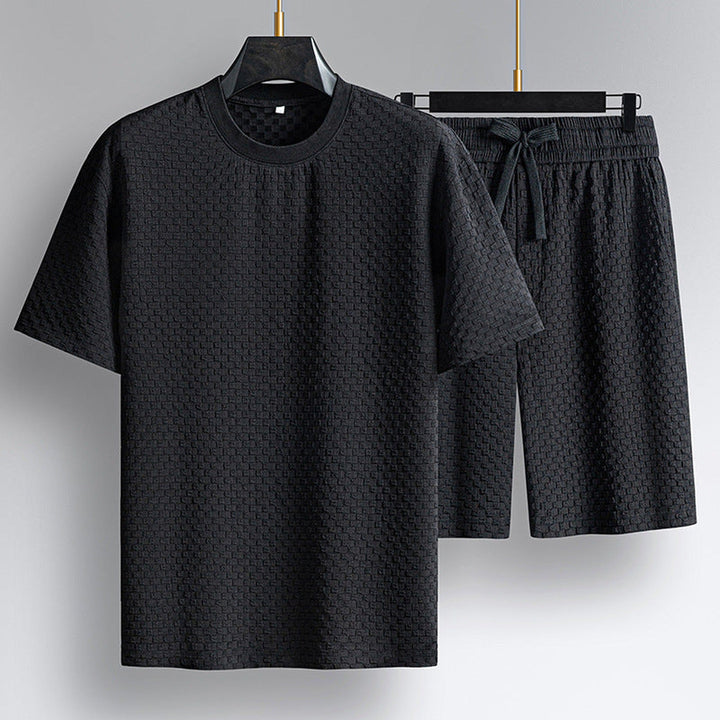 Capri Men's Waffle Knit Loungewear Set – Two-Piece Co-ord – view 3